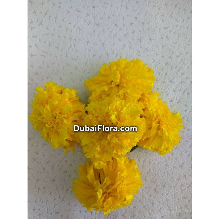 Yellow Marigold Flowers Loose (Genda)