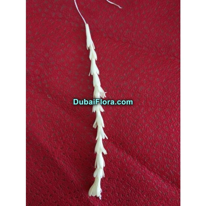 Fresh Tuberose Flower Strings – Rajnigandha / Gulchadi Lily Strings (Natural, Hand-picked)