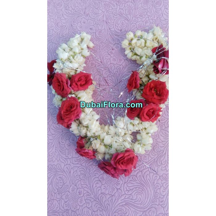 Jasmine Flower (Gajra) for Hair with Roses