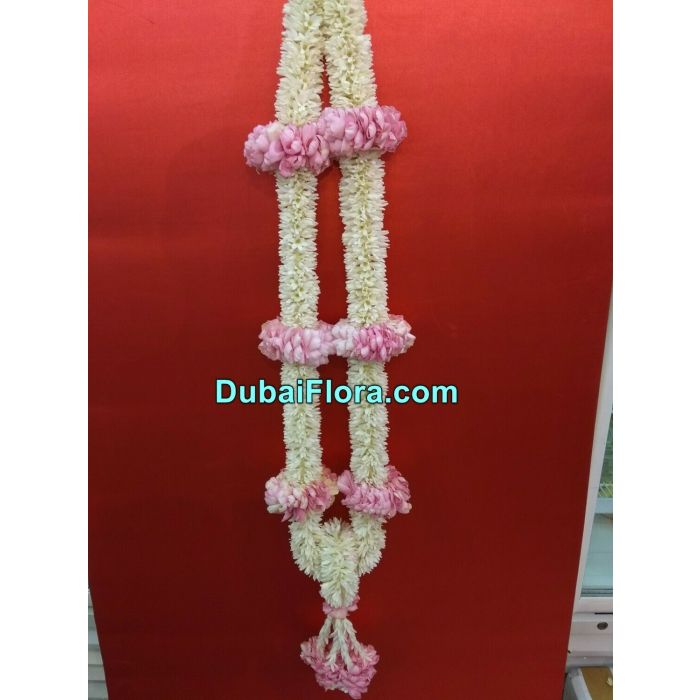 Tuberose and Pink Roses Garland