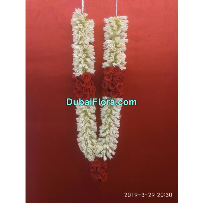 Tuberose and Roses Garland