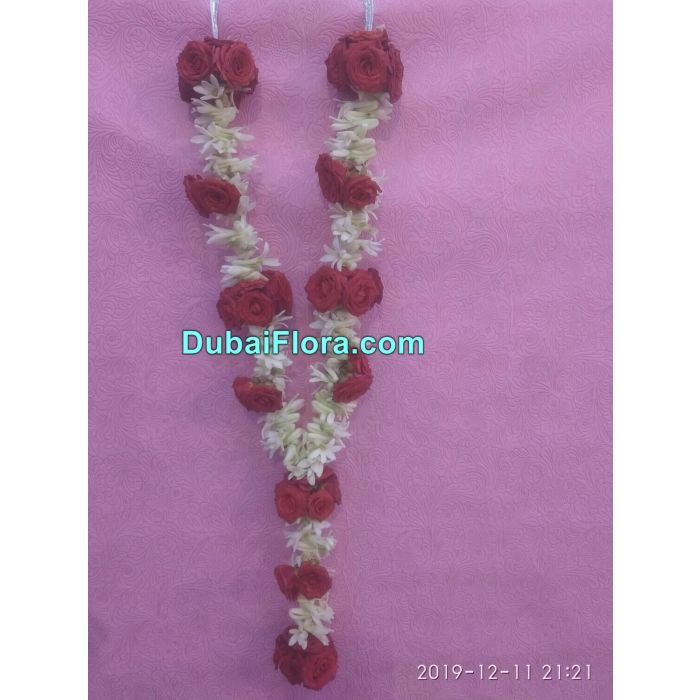 Tuberose and Roses Garland