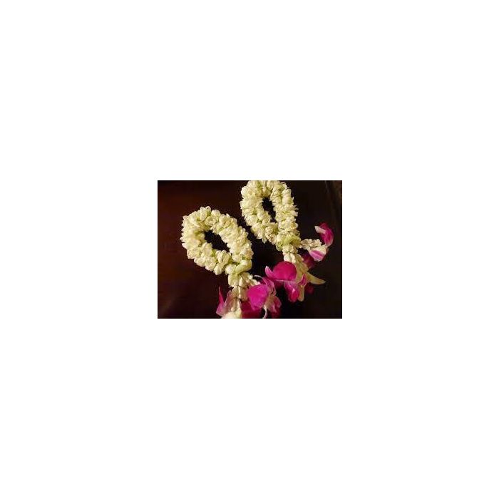Fresh Jasmine & Orchid Kangan Bracelet – 2 pieces for Weddings & Celebrations in Dubai