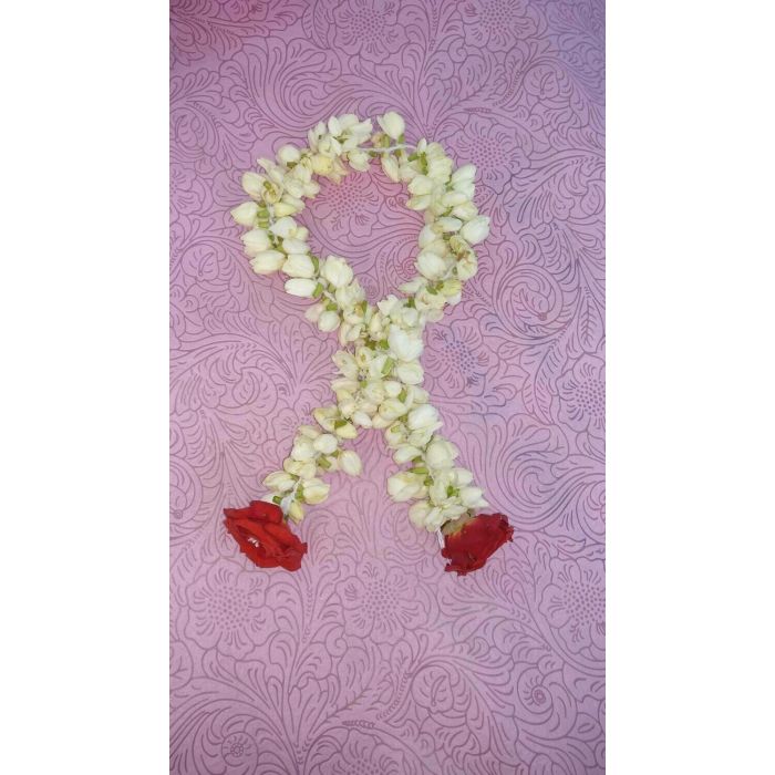 Fresh Jasmine & Rose Kangan Bracelet – 2 pieces for Weddings & Celebrations in Dubai
