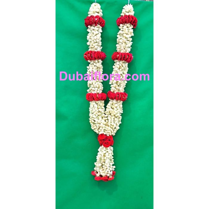 Jasmine and baby roses Garland