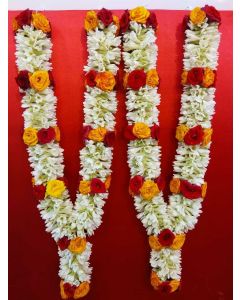 2 Tuberose and Roses Garland (Haar)