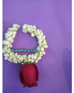 Flower Bracelet with Rose (2 Pieces)