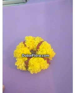 Marigold Bracelet Kangan with Arali (2 Pieces)