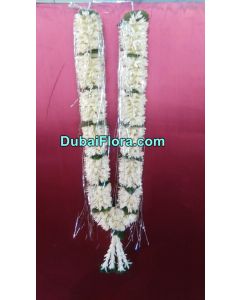Tuberose with Green Leaves Garland