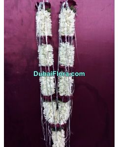 Tuberose and Red Roses Garland