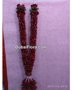 Red Rose Petal Garland