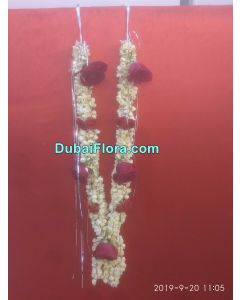 Jasmine and Roses Garland