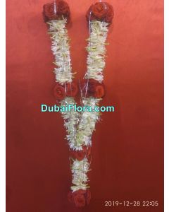Tuberose and Roses Garland