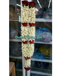 Tuberose and Roses Garland (Haar)