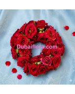 Bracelet small baby roses in steel wire