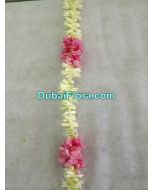 White Tuberose and Pink Oleander Flower Strings