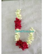 White Tuberose and Red Oleander Flower Strings
arali and lilly