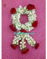 Fresh Jasmine Flower Bracelets – 2 Pieces with Baby Roses