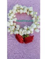Jasmine Bracelet Kangan with Roses (2 Pieces)