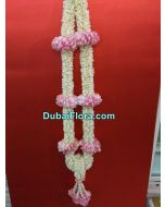 Tuberose and Pink Roses Garland