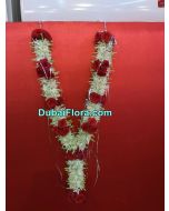 Tuberose and Red Roses Garland