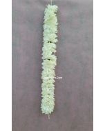 White Chrysanthemum Flower String – 1 Meter (Fresh Garland for Ceremonies & Decoration)